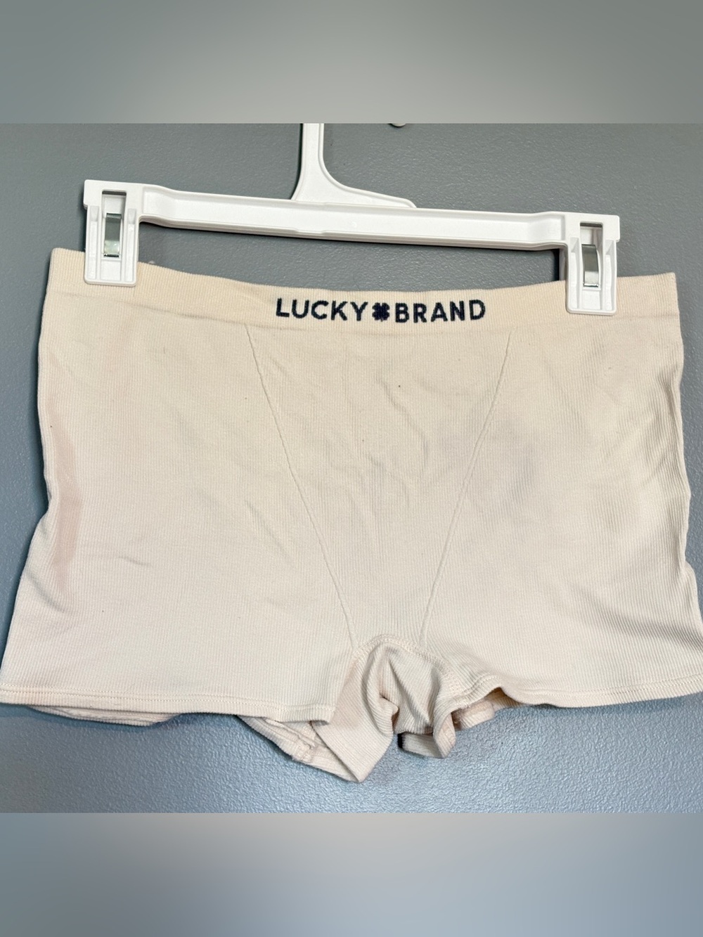 Lucky Brand Ribbed Boy cut under garment | CL | Cabin cozy cottagecore